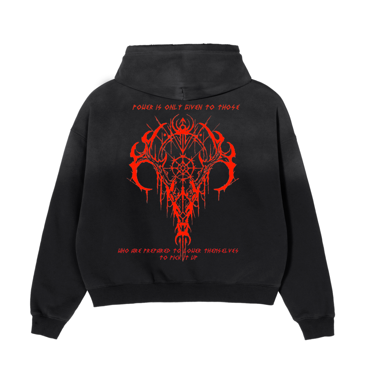 Frayed Sunfade Boxy Hoodie